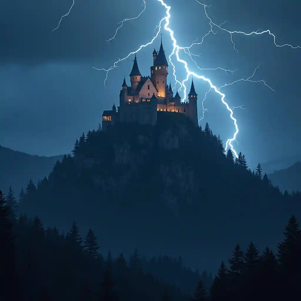 Castle Lightning View