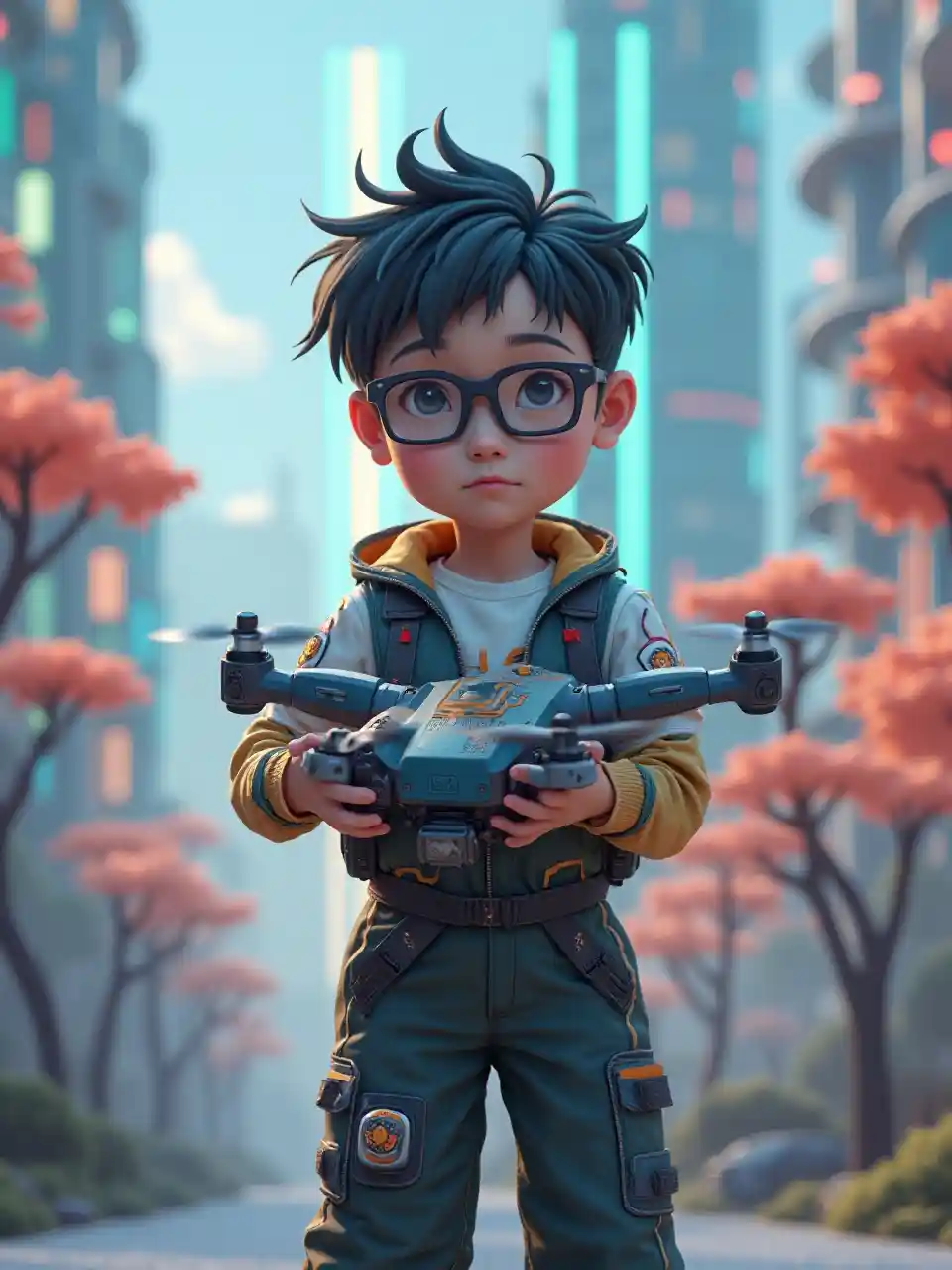 Mtoto wa Baadaye Mwenye Ujuzi wa Teknolojia