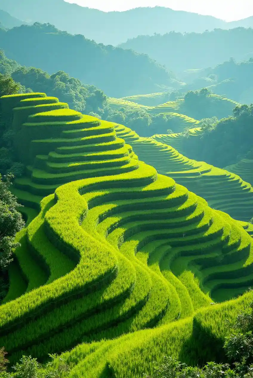 Rice Field Stairways