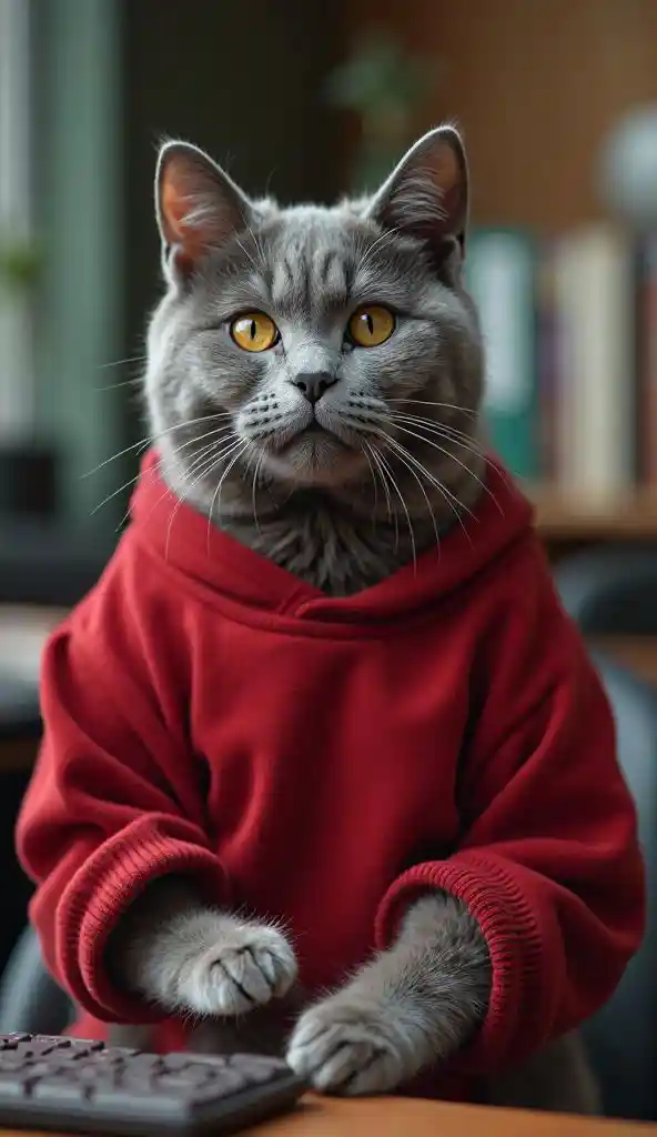 Realistic Cat Portrait