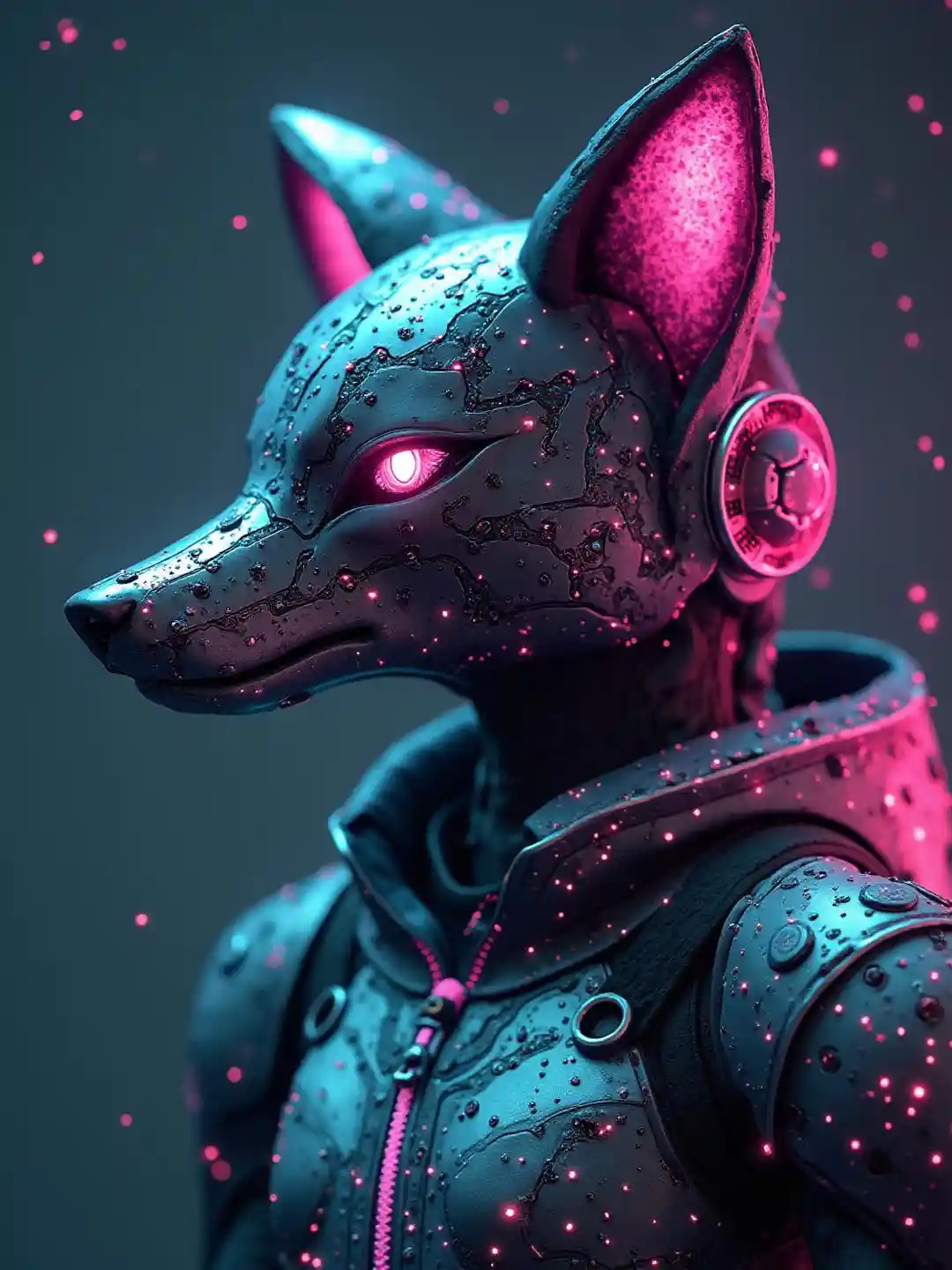 Neon Mech Fox
