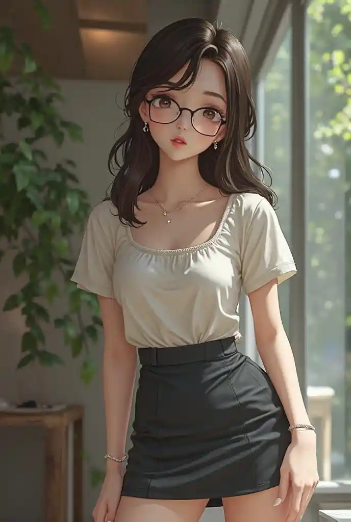 काचेची नाजूक स्त्री