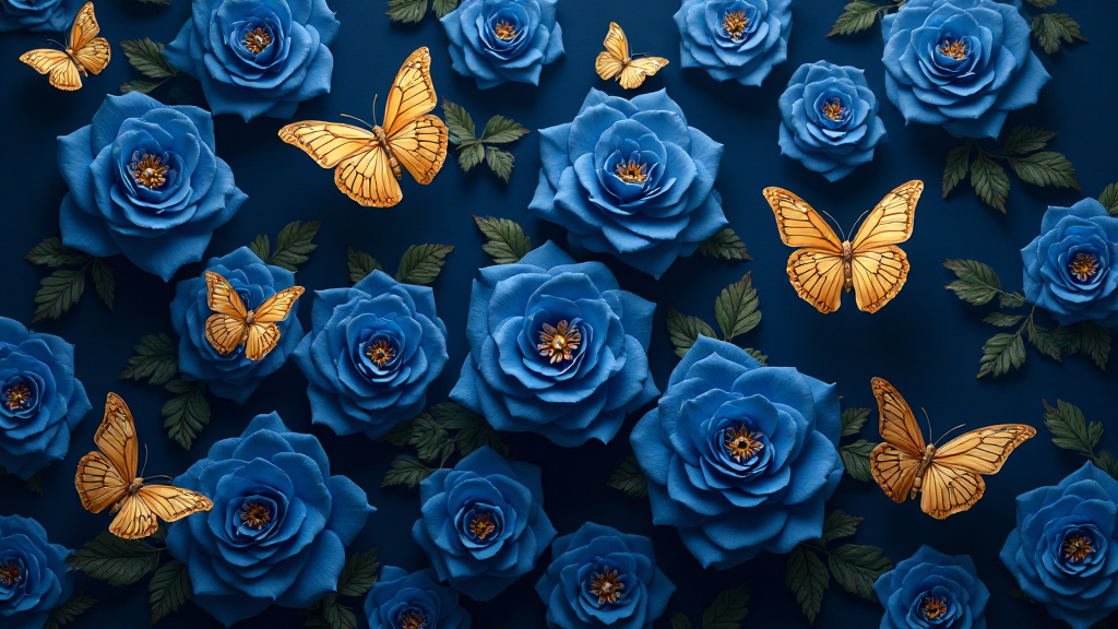 Золотые бабочки и полуночные розы 