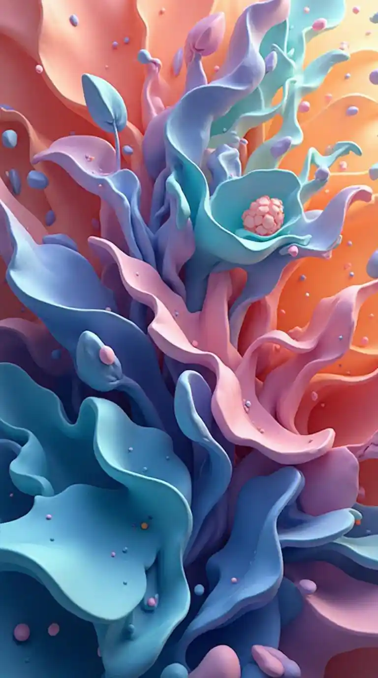 3D Organic Wallpaper