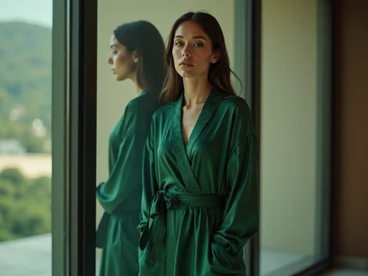 Kutafakari kwa Nguo za Hariri