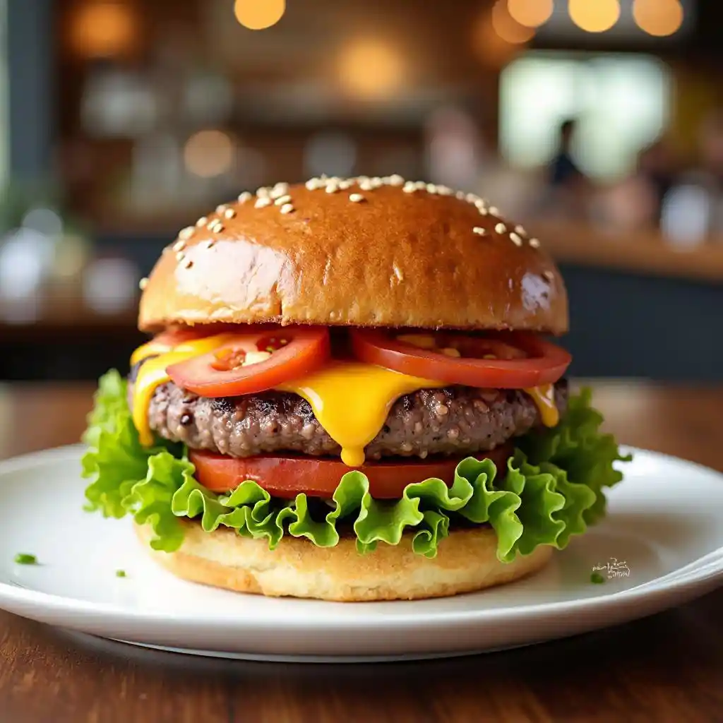 Burger Closeup