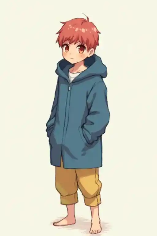 Cậu bé mắt đỏ