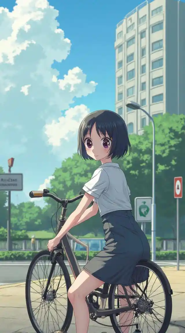 Bike girl