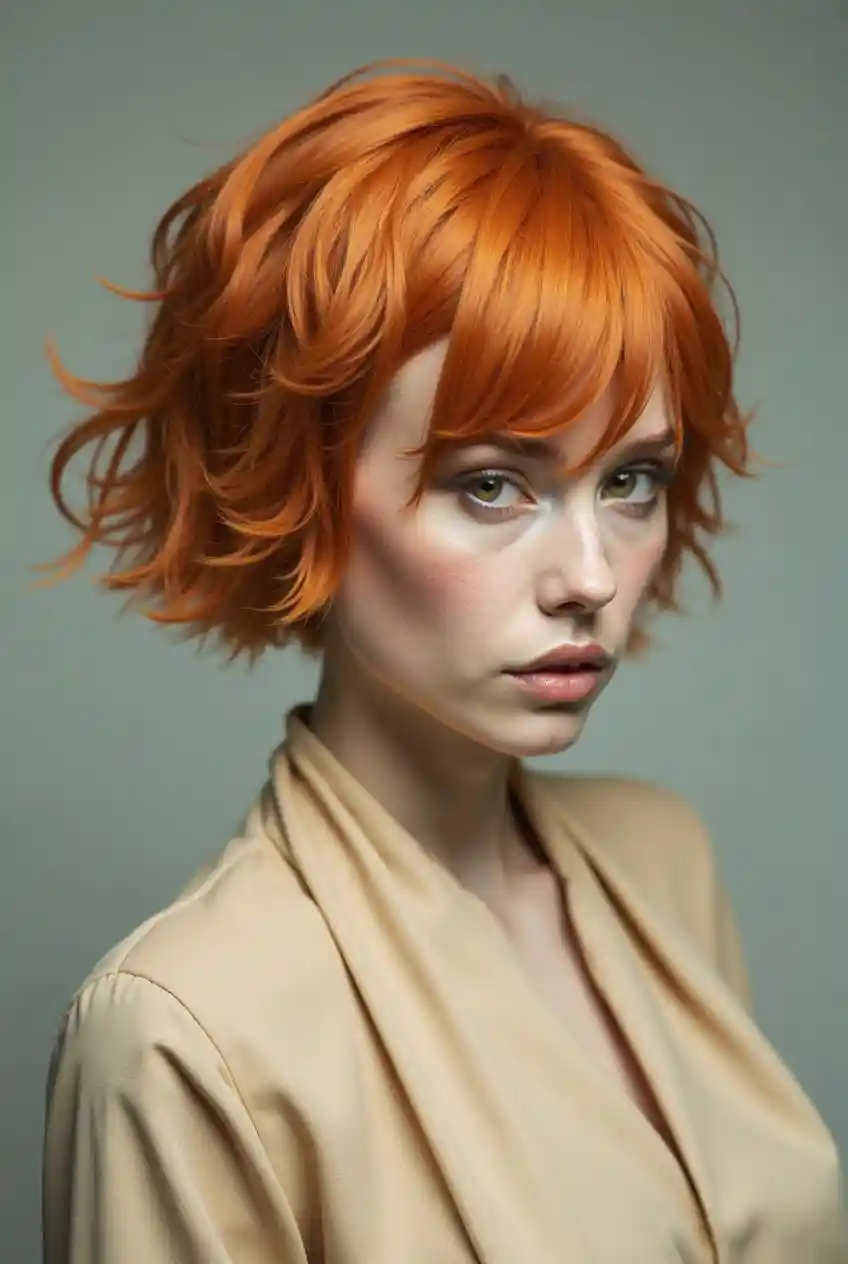 Futuristische Ginger haar