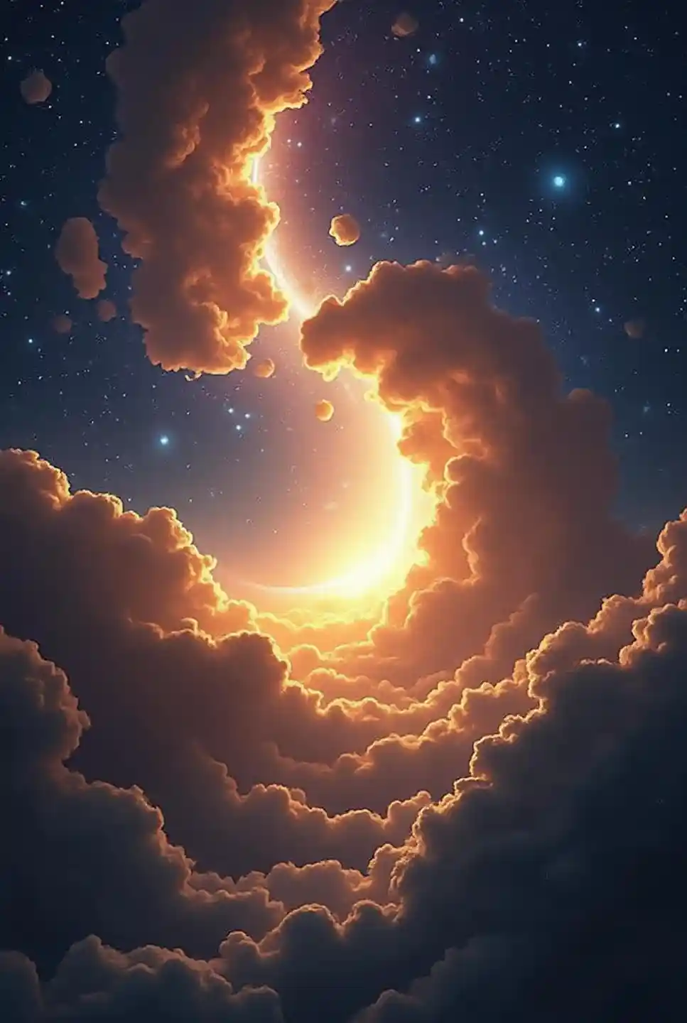 Cosmic Stellar Scene