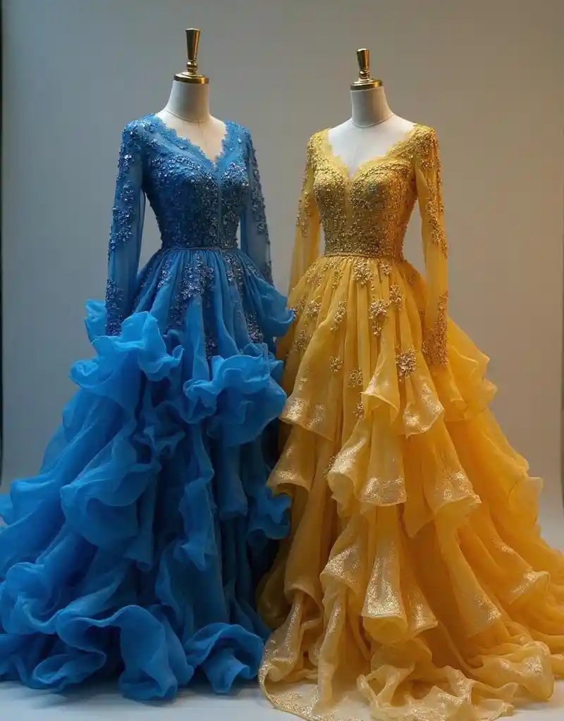 Изменяющие цвет платья