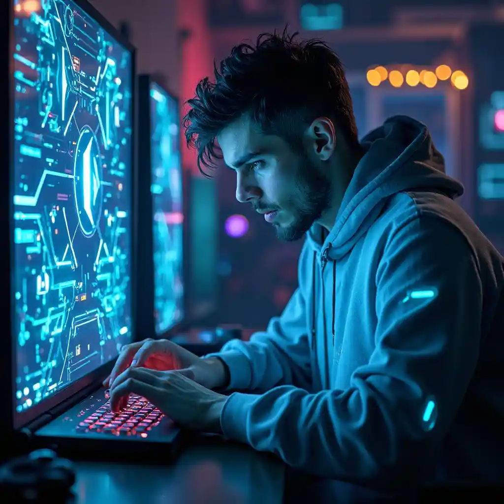 Holographic Cyberpunk Mtekaji