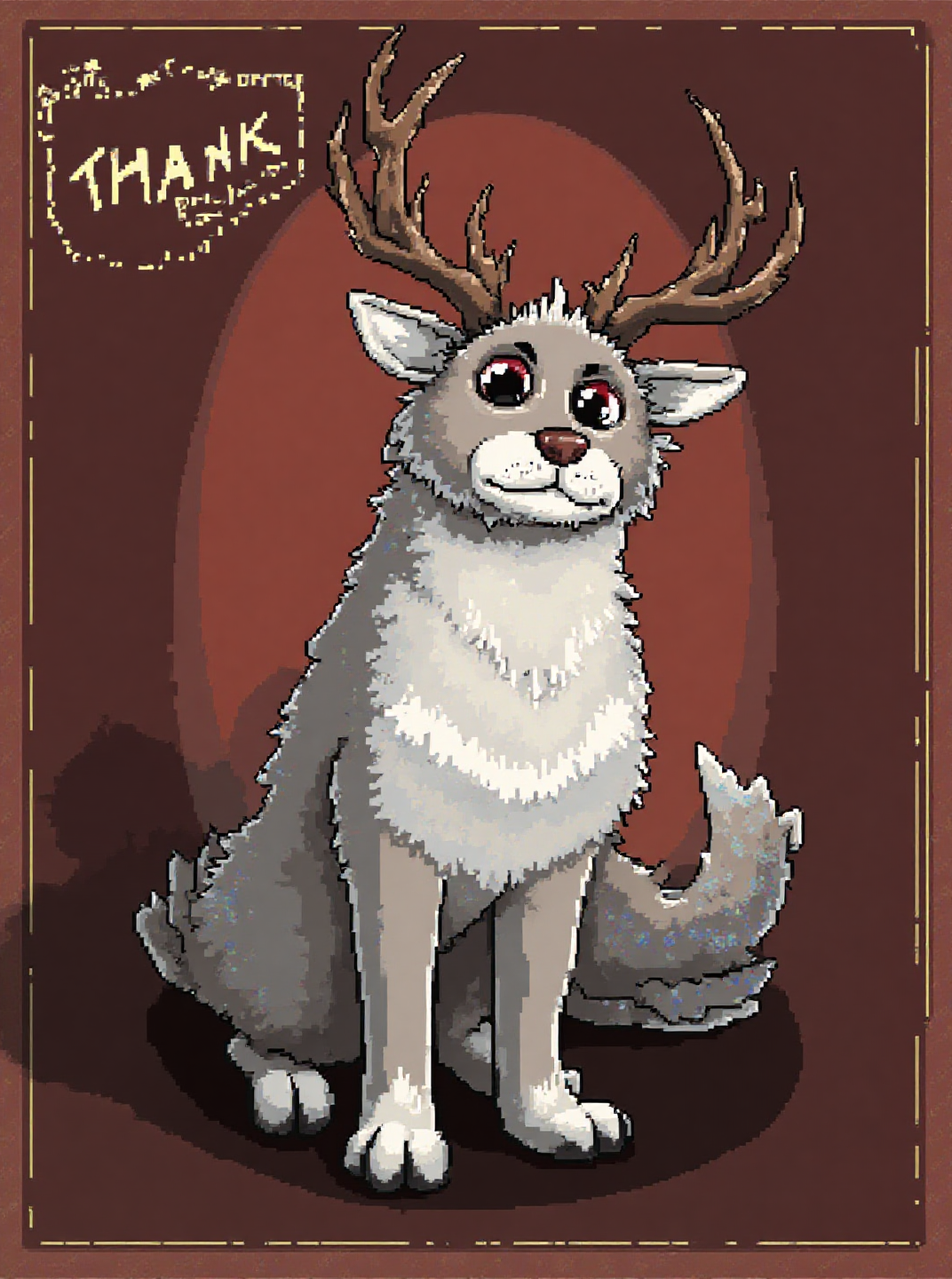 ਧੰਨਵਾਦ ਰਦੋਲਫ ਡਾਇਨਾਮਿਕ ਟਾਈਪੋਗ੍ਰਾਫੀ ਲੜਕੀ ਨਾਲ