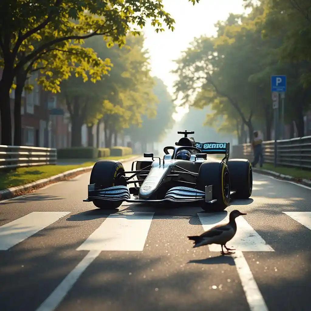 F1 Duck Crossing