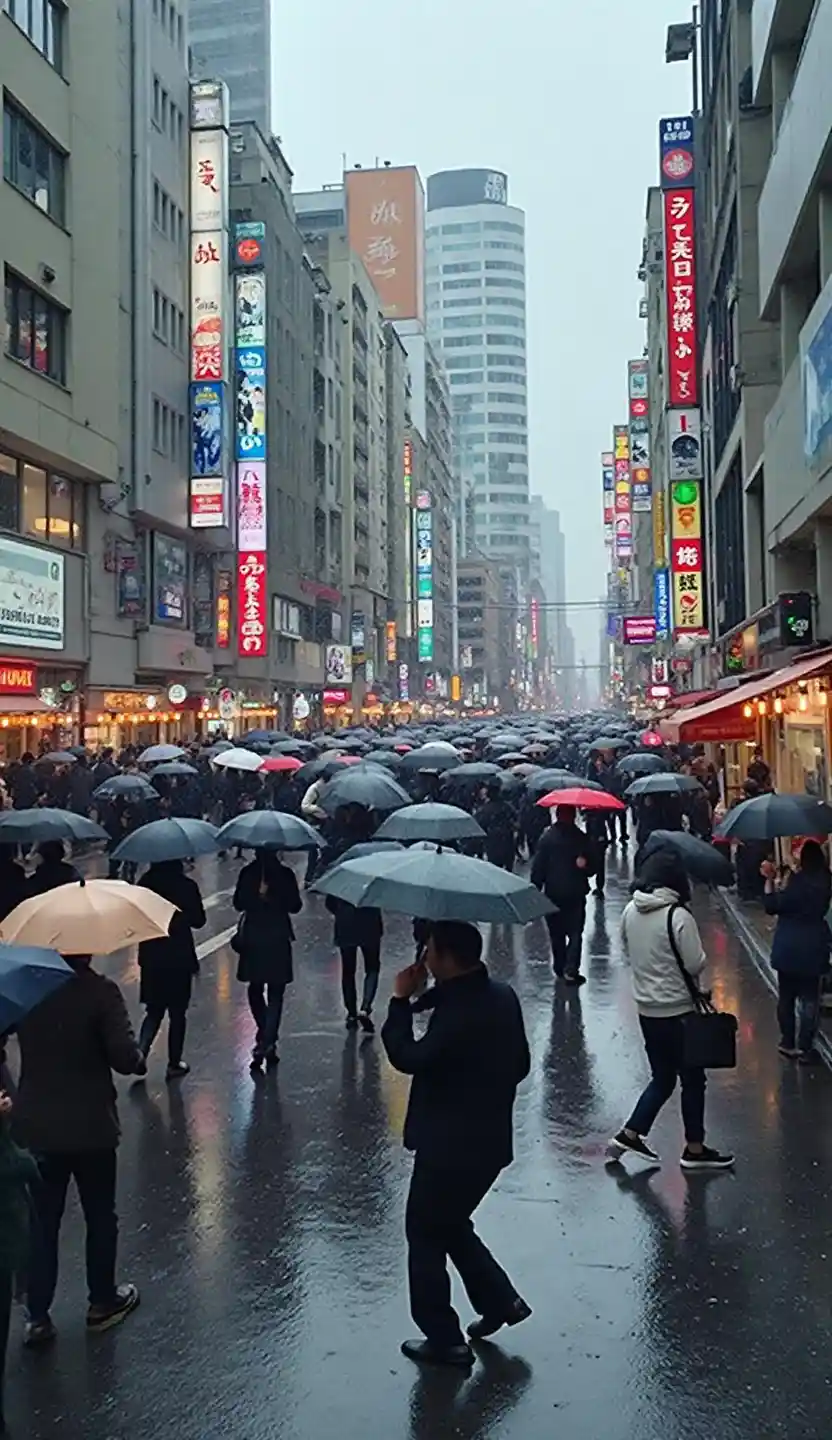 Mưa Tokyo