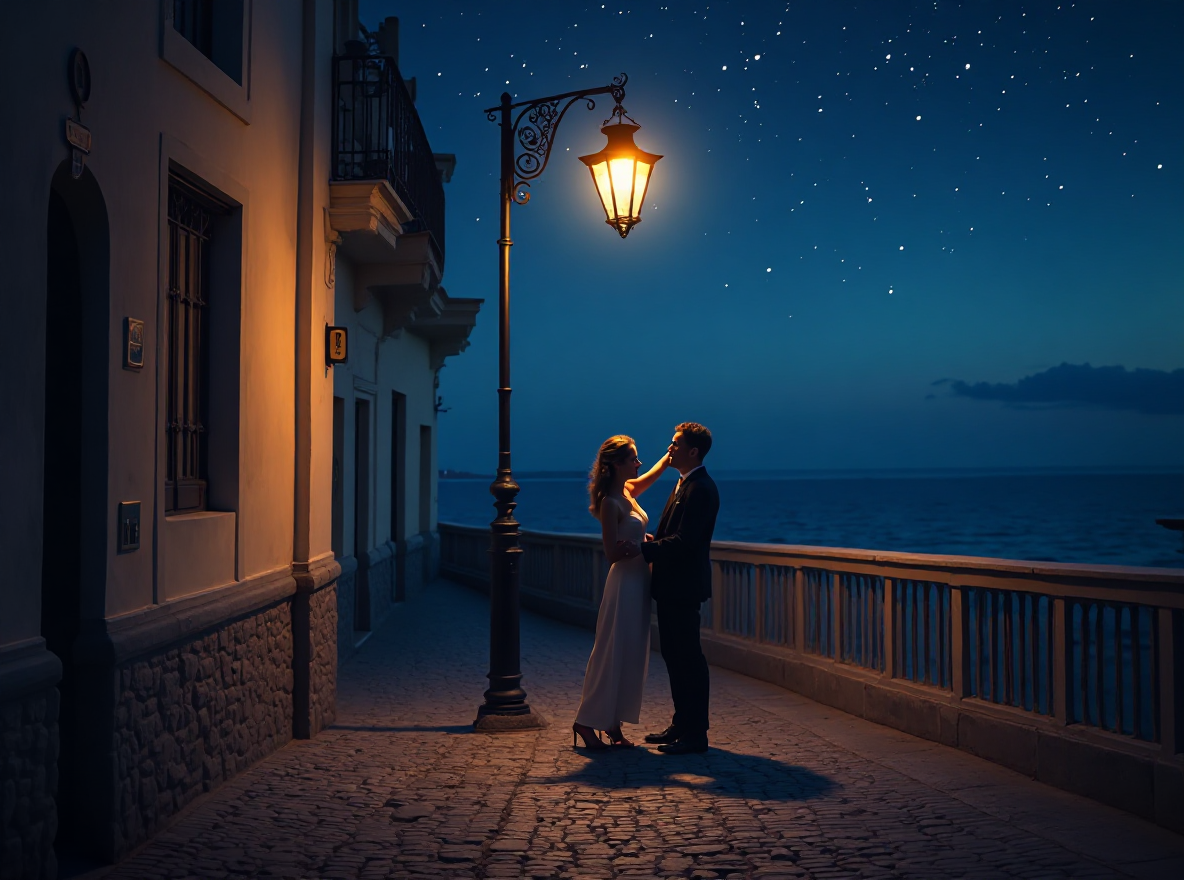 Romantyczna noc w Nicei