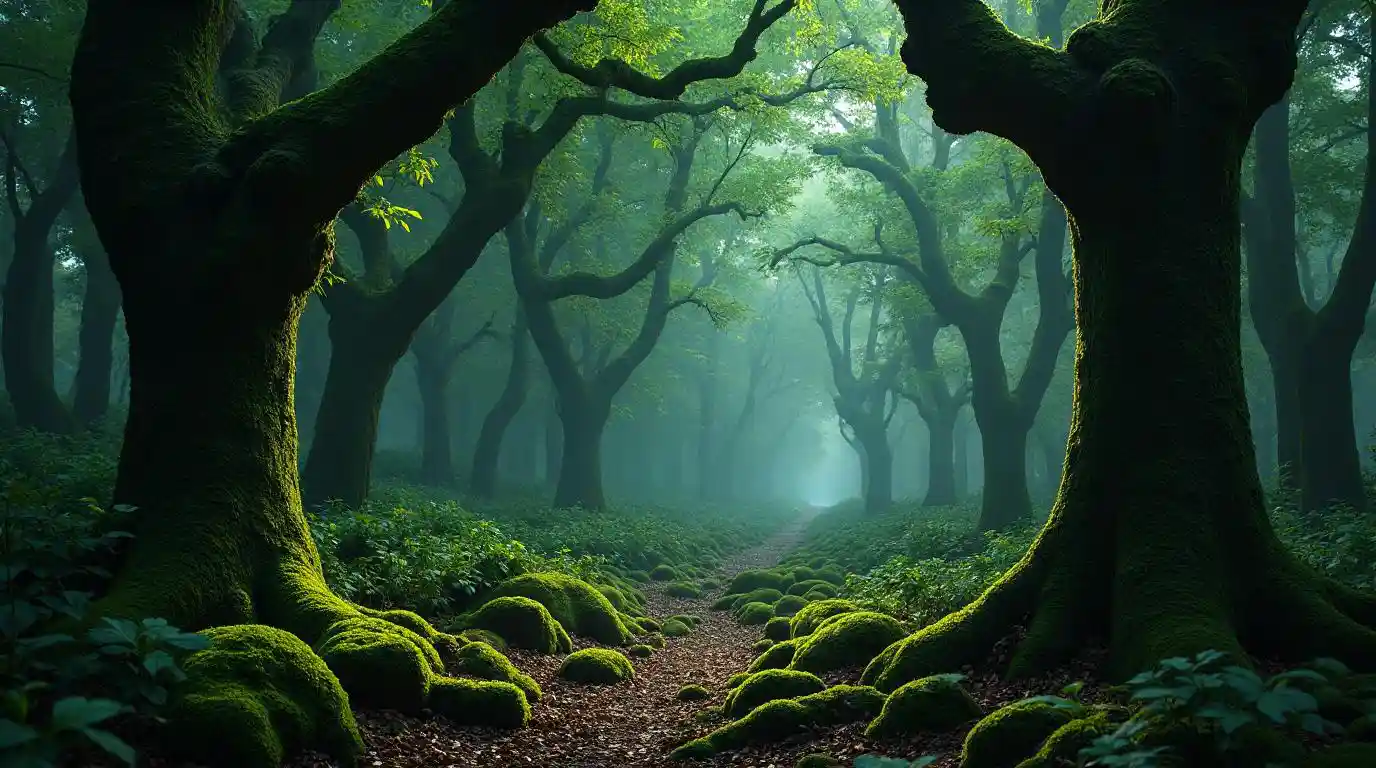 Ancient Glowing Forest