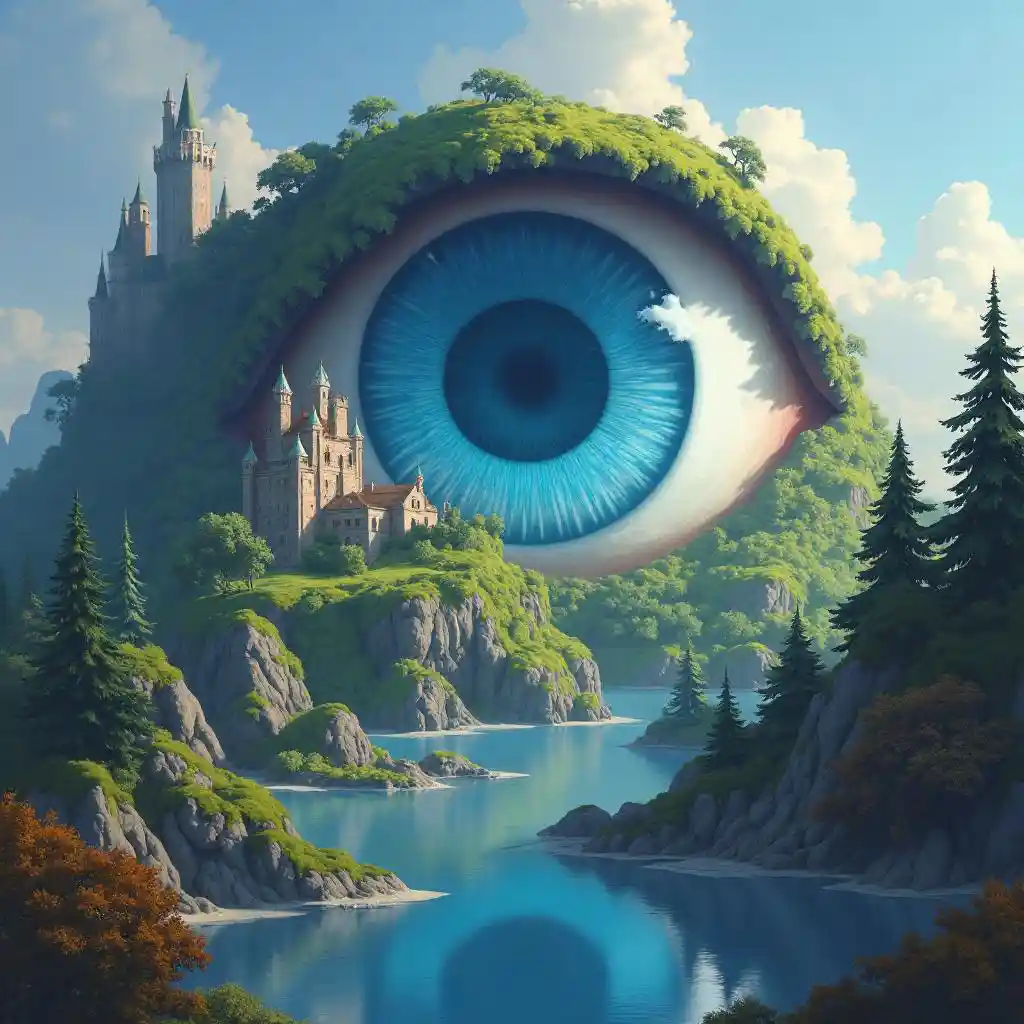 Mystical Eye Landscape