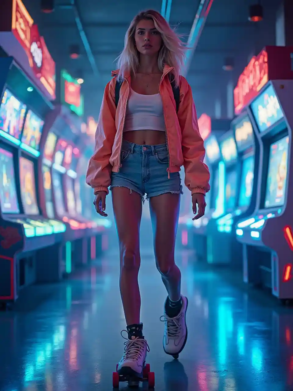 Cyberpunk Skating Adventure