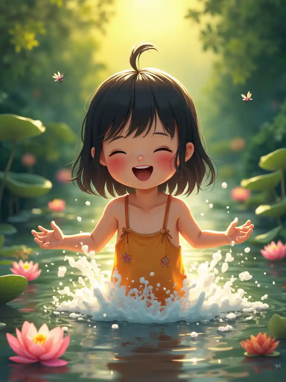 Freudenspritzer im Streamer