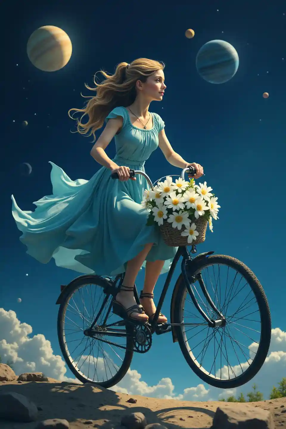 Space Bicycle Journey