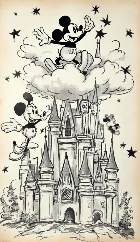 Retro Cartoon Collage