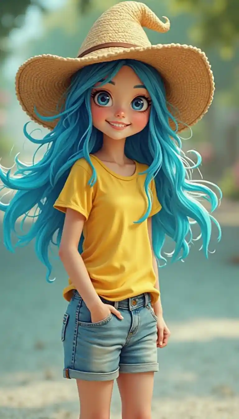 Mchawi Mwenye Nywele Za Bluu