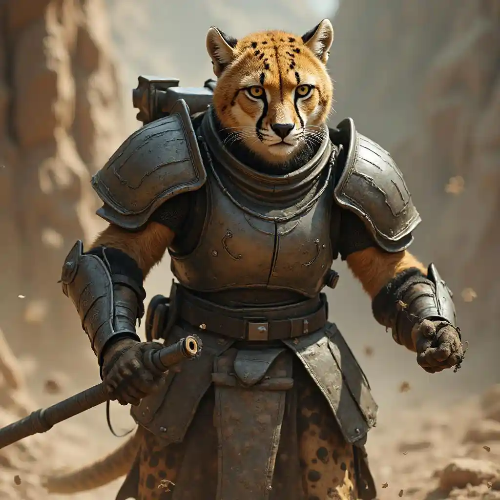 Armored Cheetah Combat