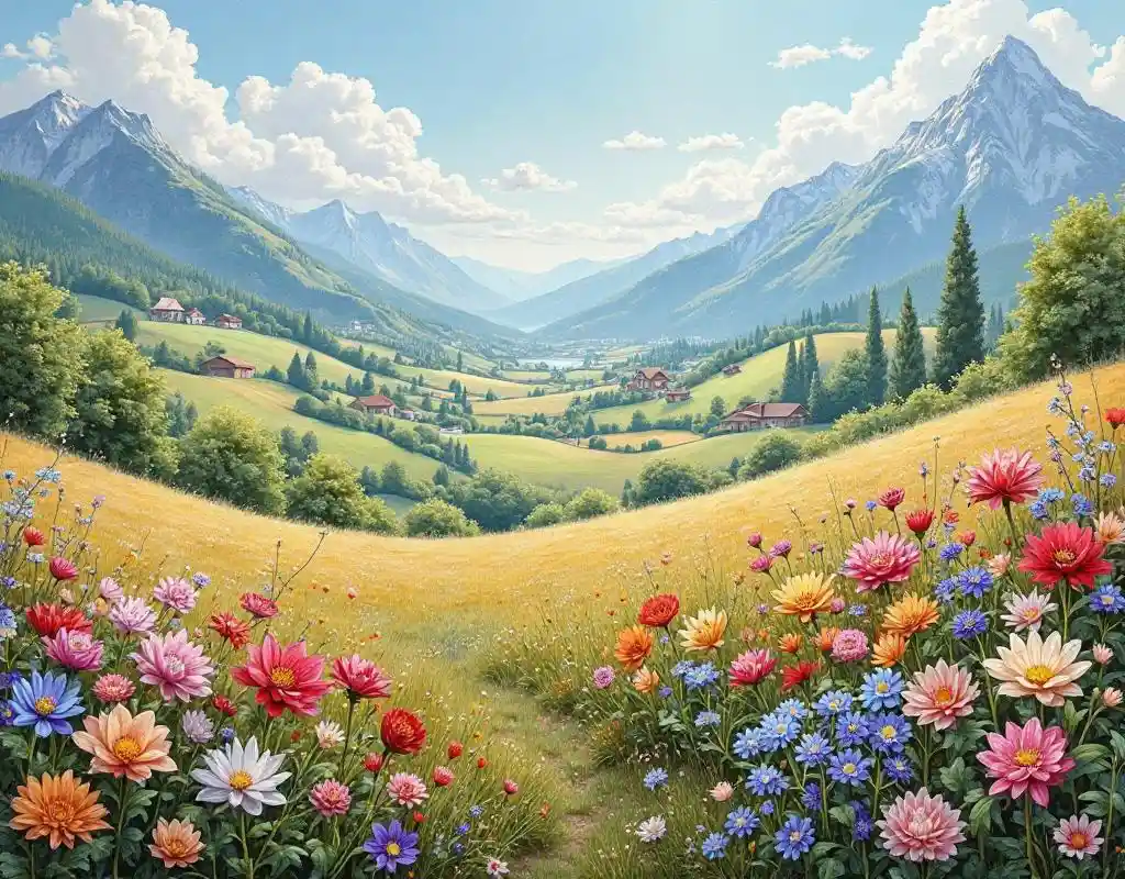 Sanaa ya Maua ya Uswisi