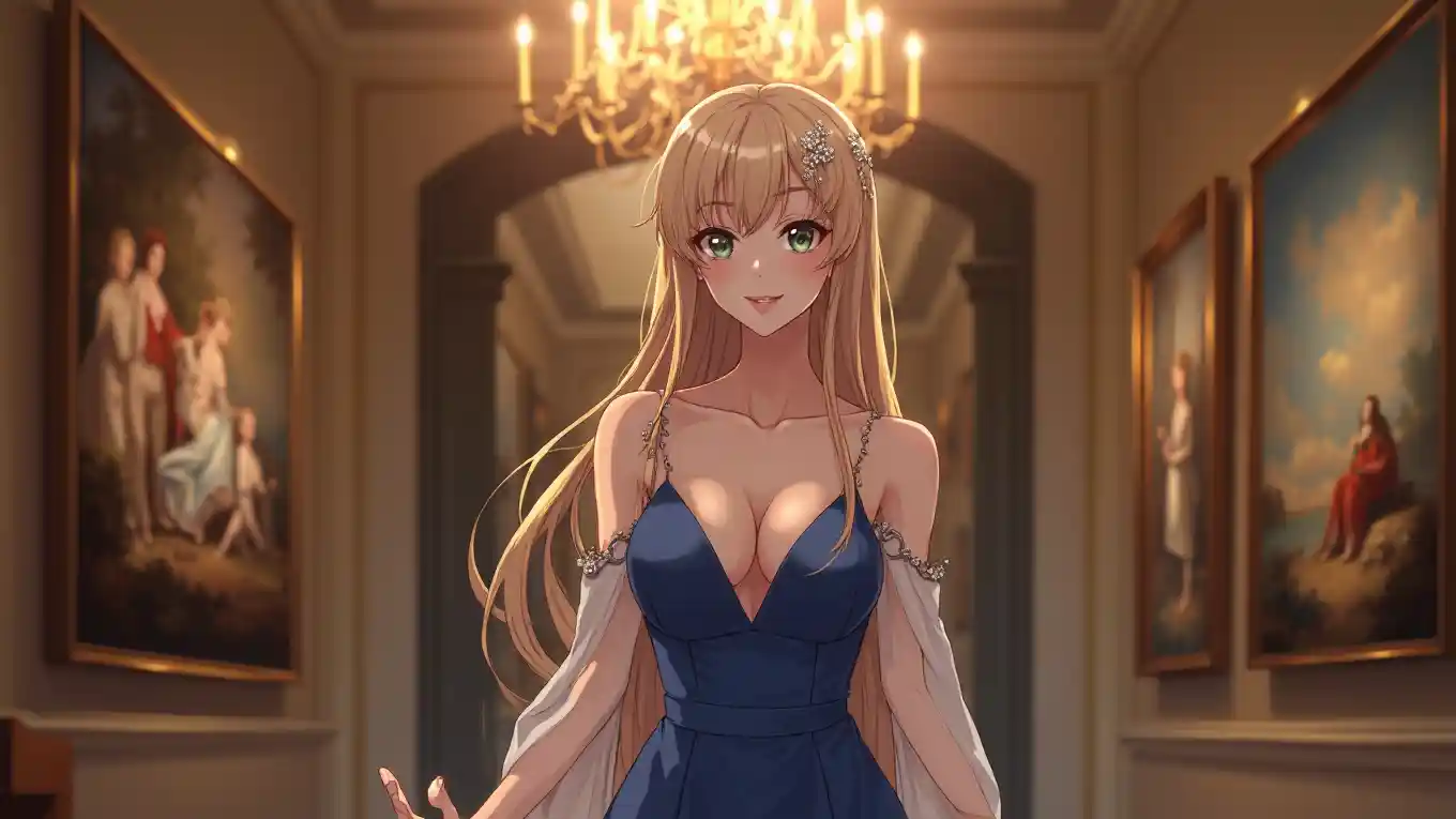 Anime Girl Art Gallery Elegance