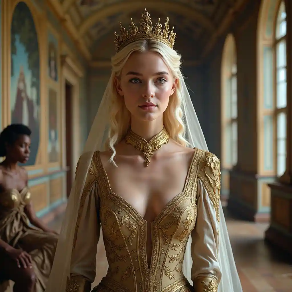 Golden Gown Portrait