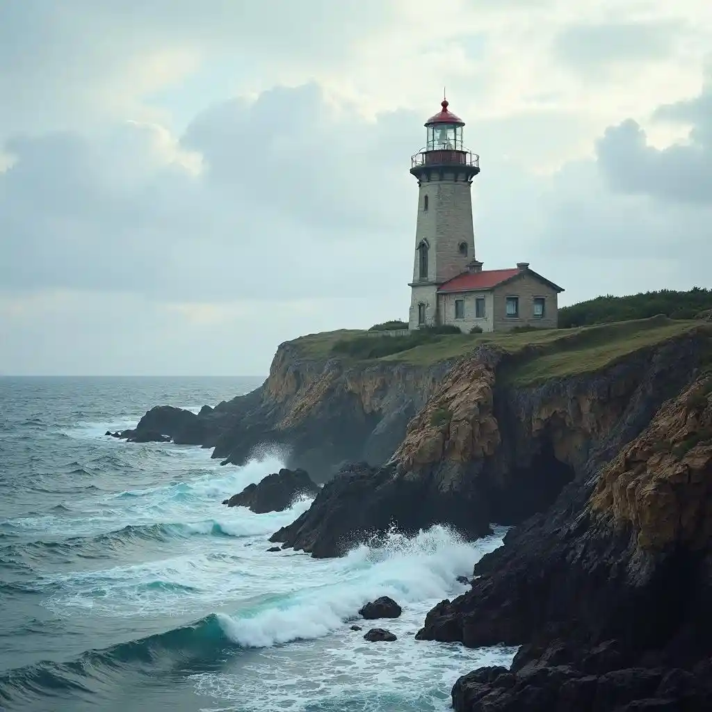 Lighthouse Waves