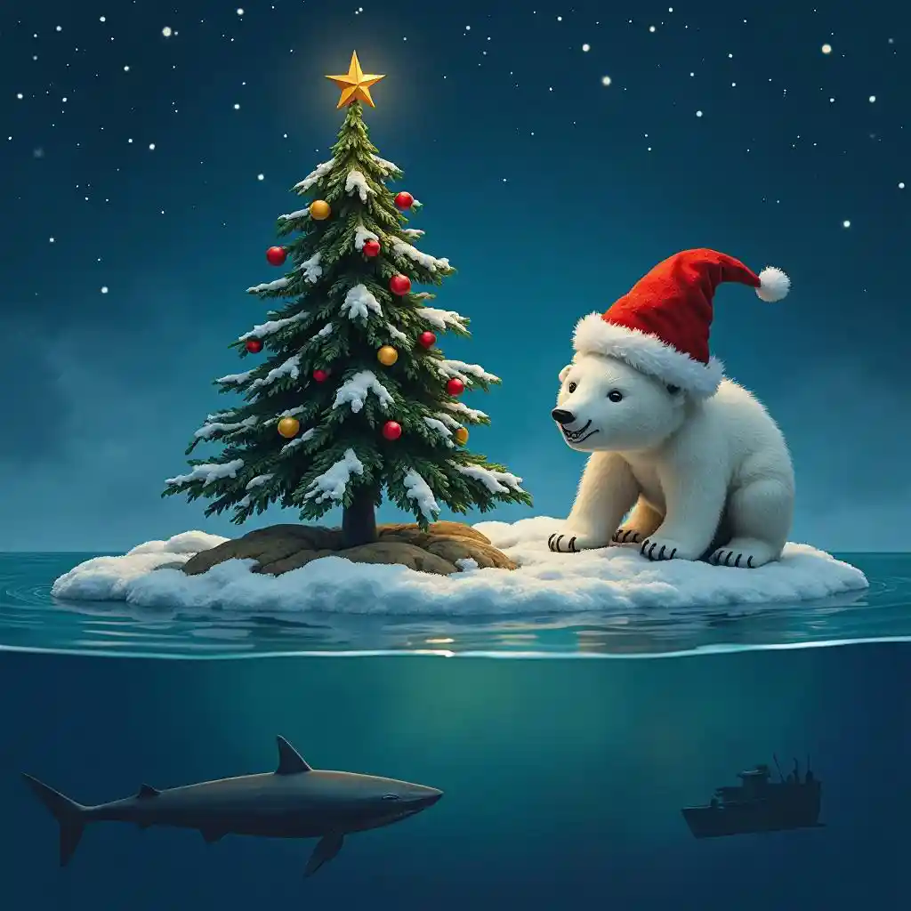 Holiday Island Scene