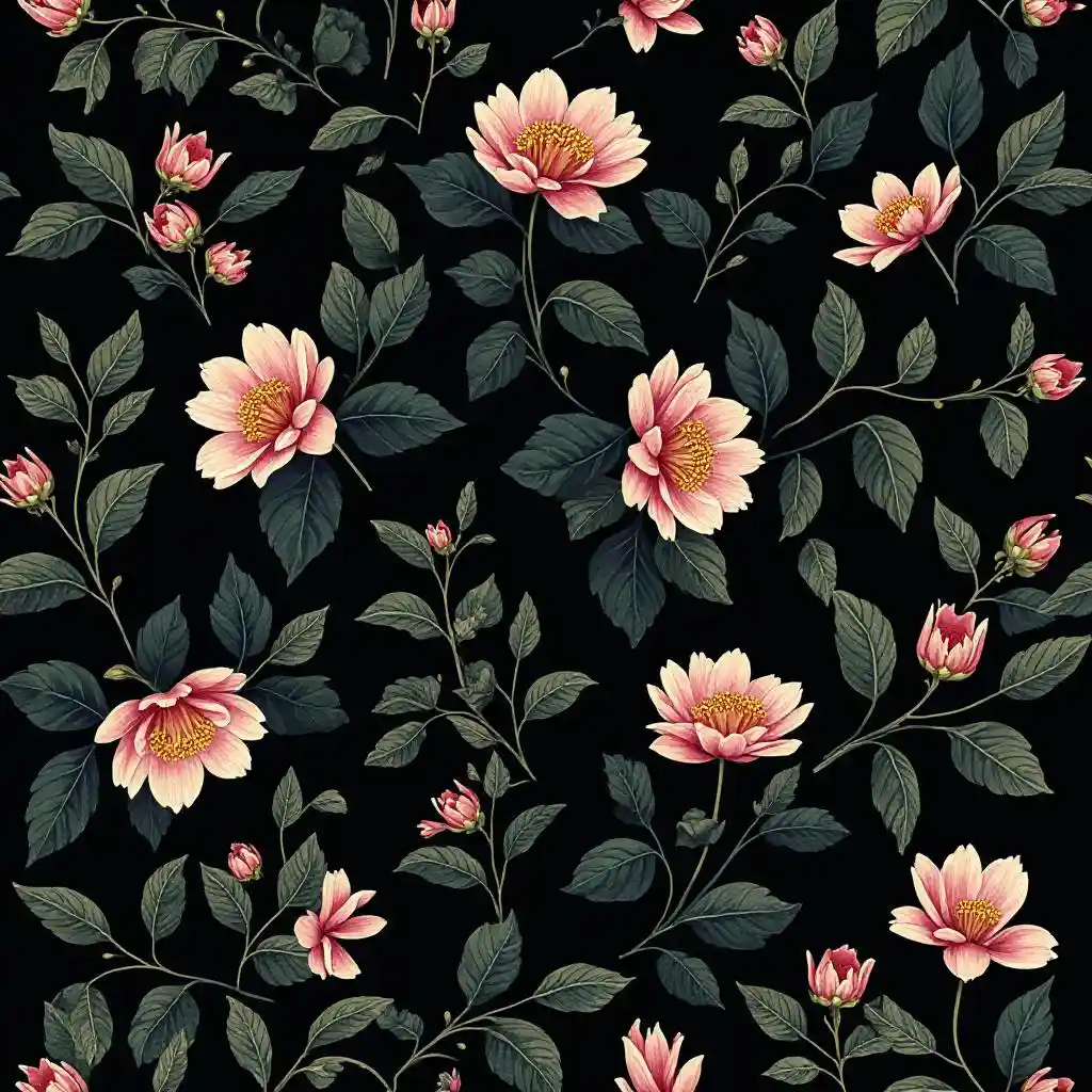 Floral Fabric Pattern