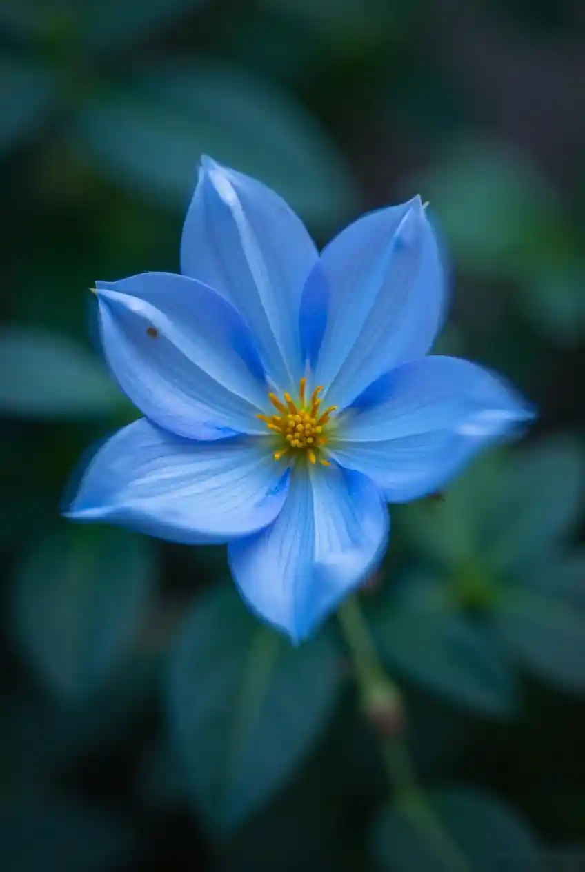 Motion blur dengan warna bunga