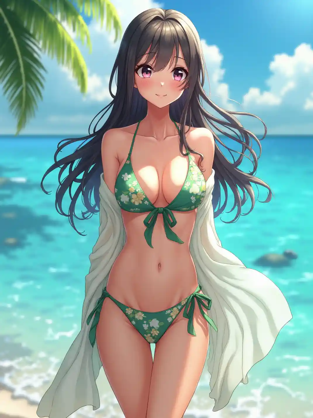 एनीमे बीच ब्यूटी