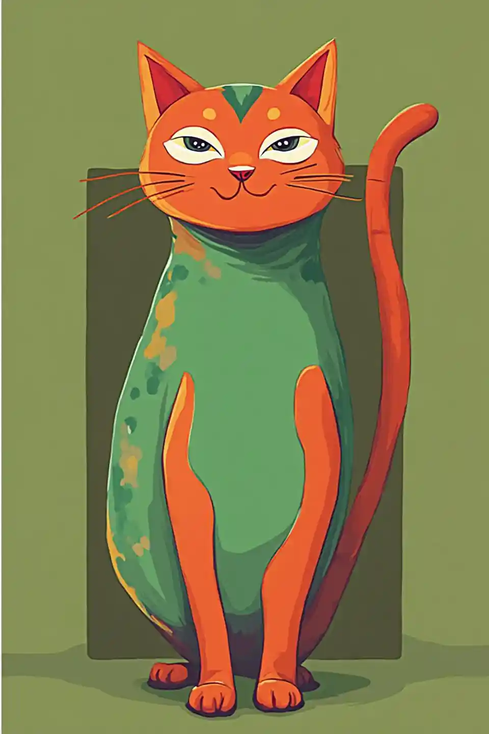 कार्टून मांजर कला 