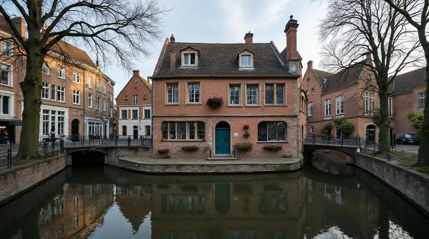 Bruges Inn Reflection