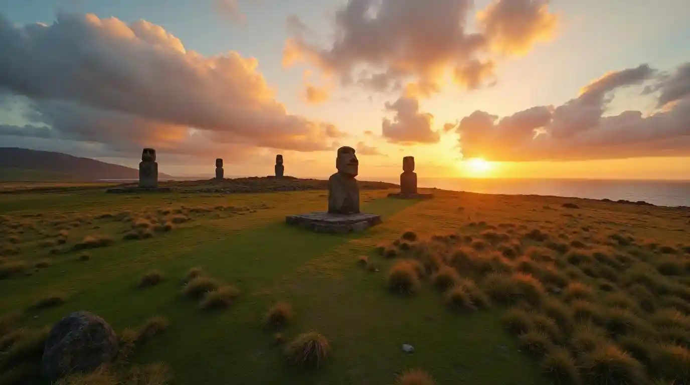 Pääsiäinsaarten drone-kuva