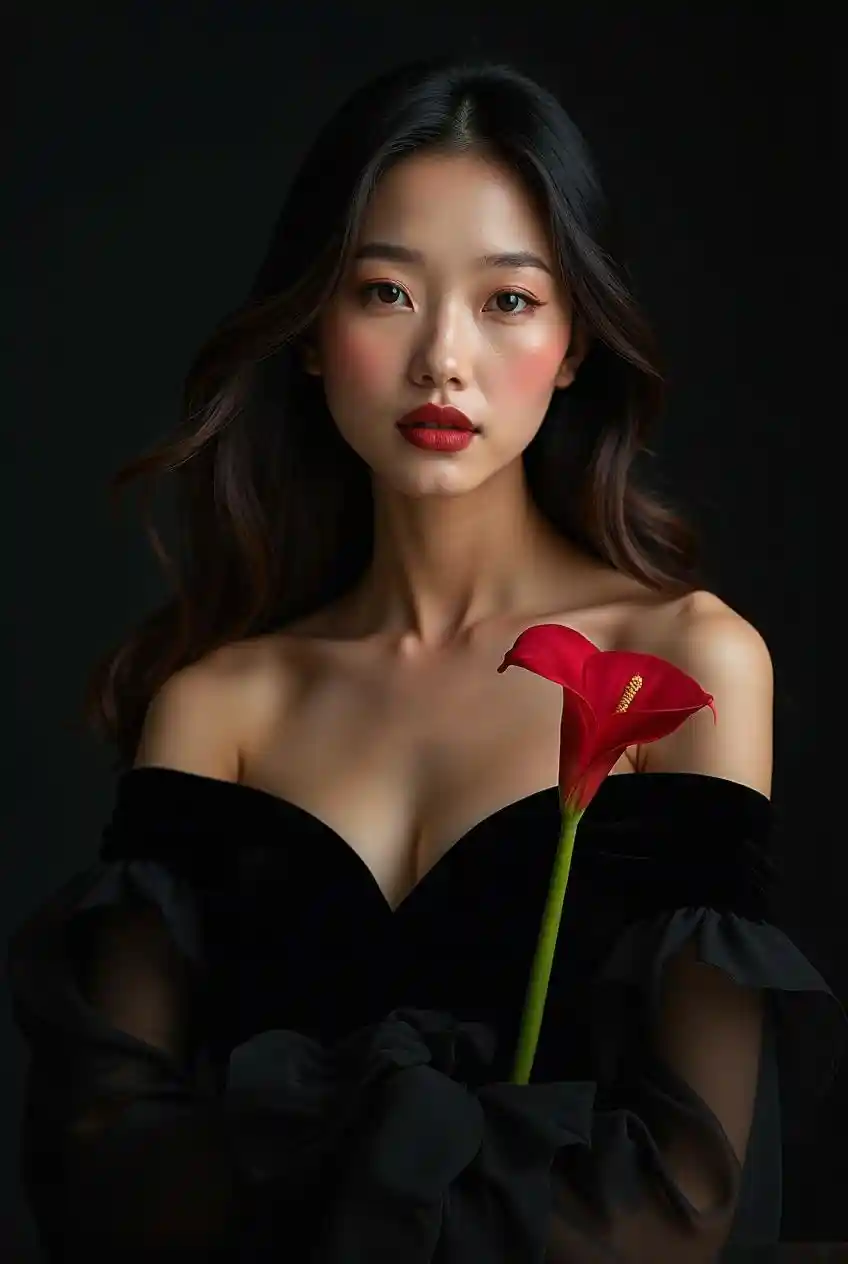 Velvet Lily Portrait