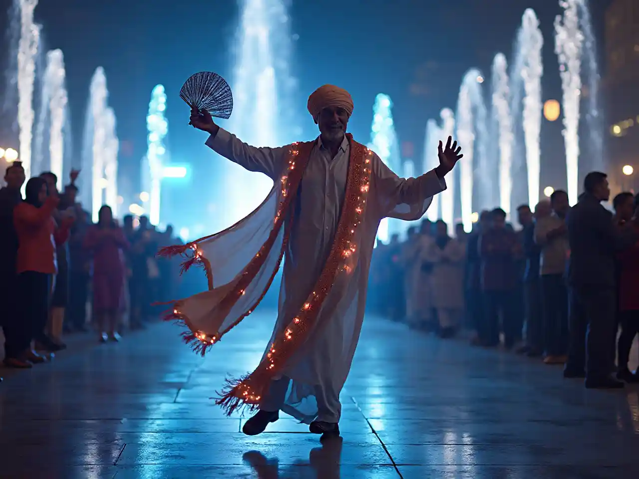 عرض رقص النيون