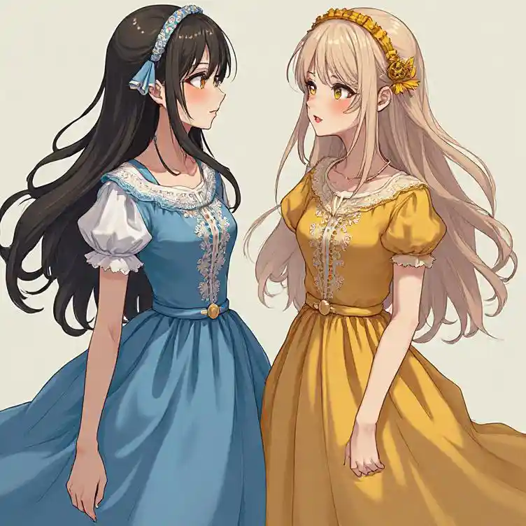 Wasichana Wavalia Sanaa