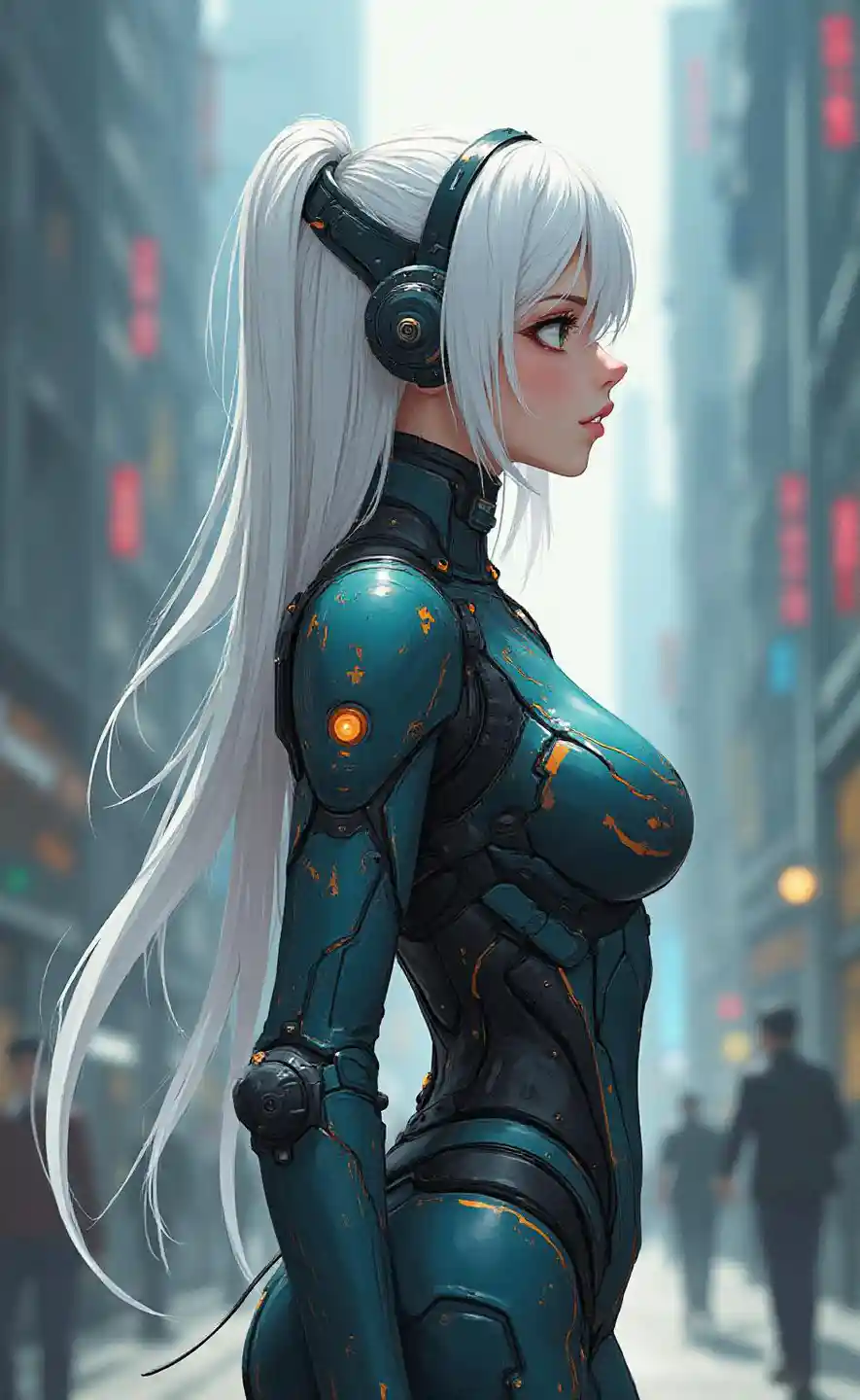 Cyberpunk Exosuit Art