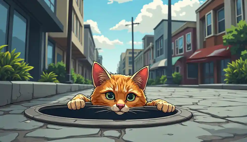 Picha ya Paka wa Takataka