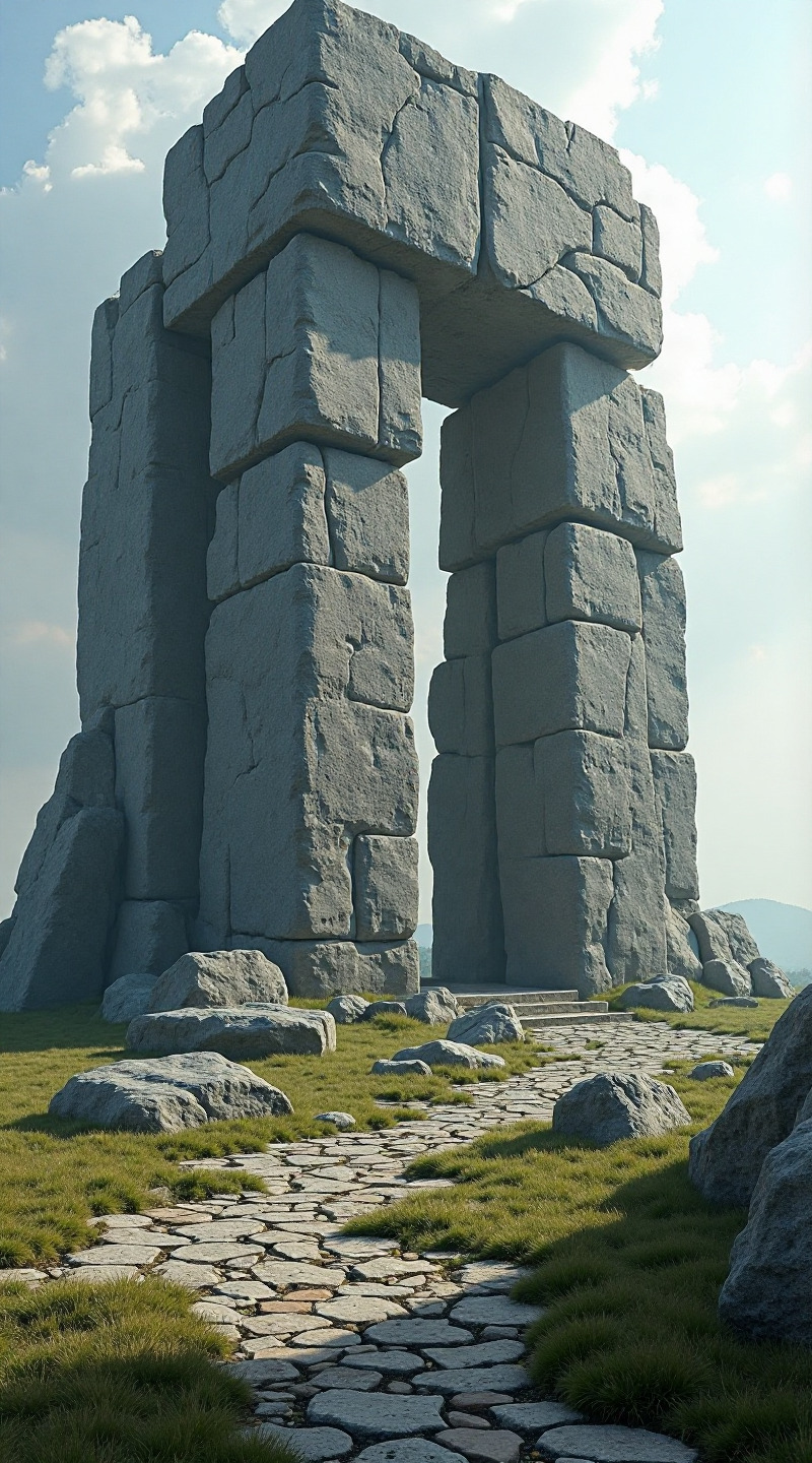 Nagorno Shorias ruiner av det megalitiska landskapet