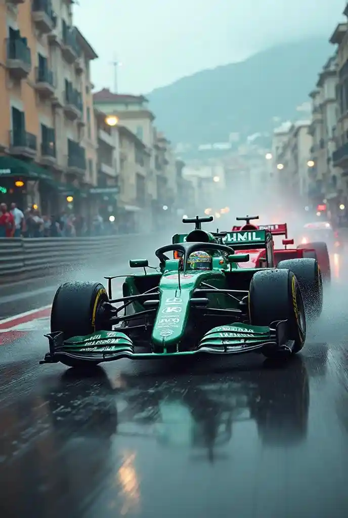 Monaco F1 menyalip