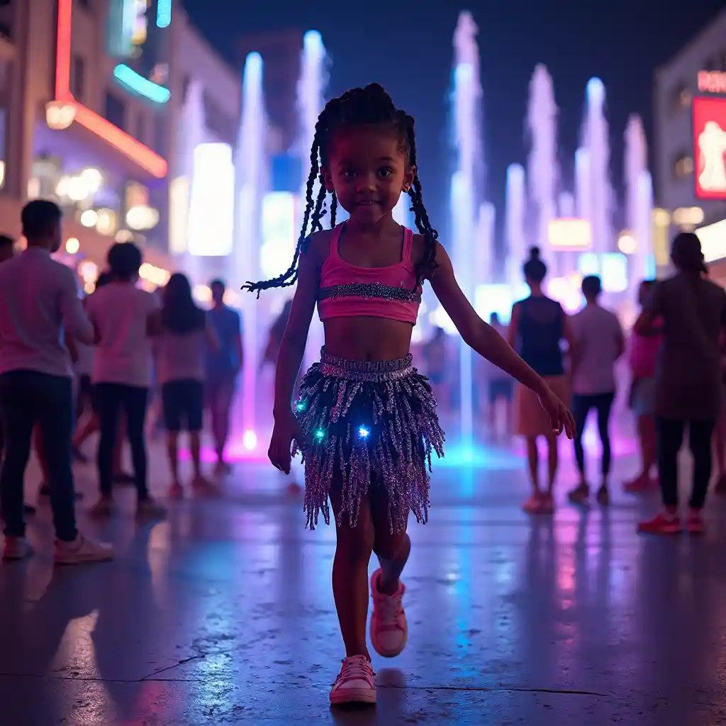 Неонный танец