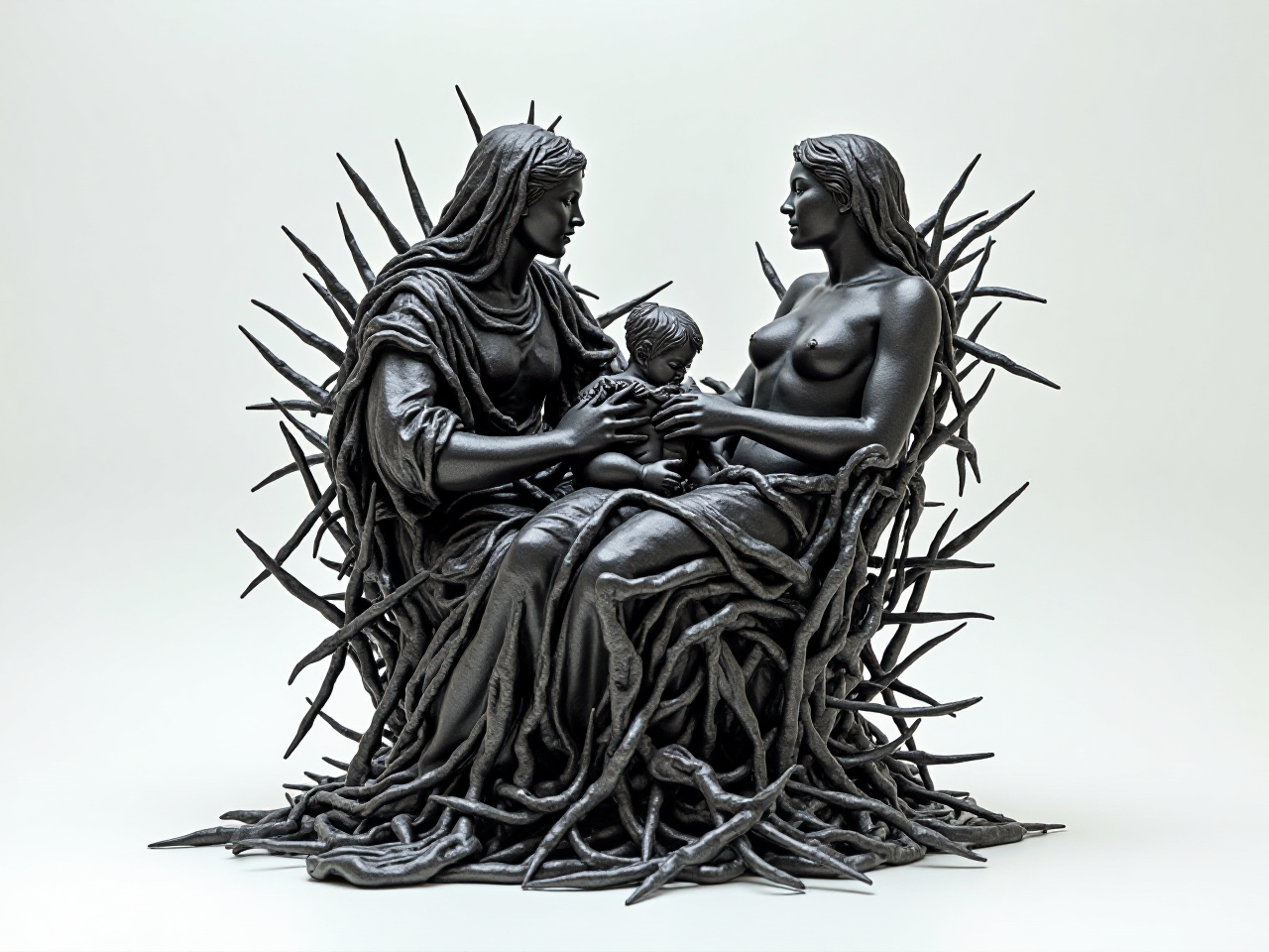 ナイジェリアアンティーク 大きな瞳や頭のフォルム美しく芸術的な特大