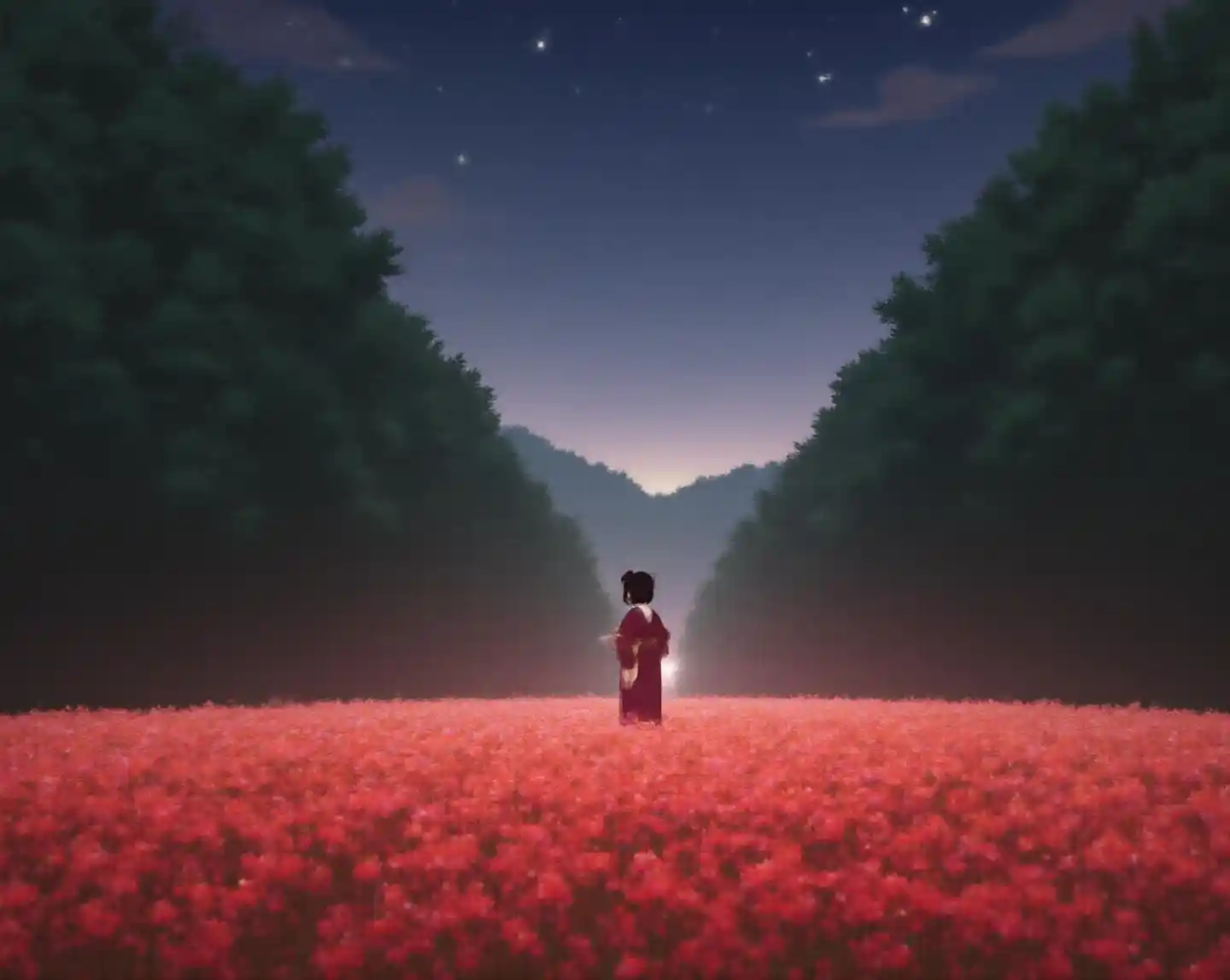 Hämähäkin lily kohtaus 