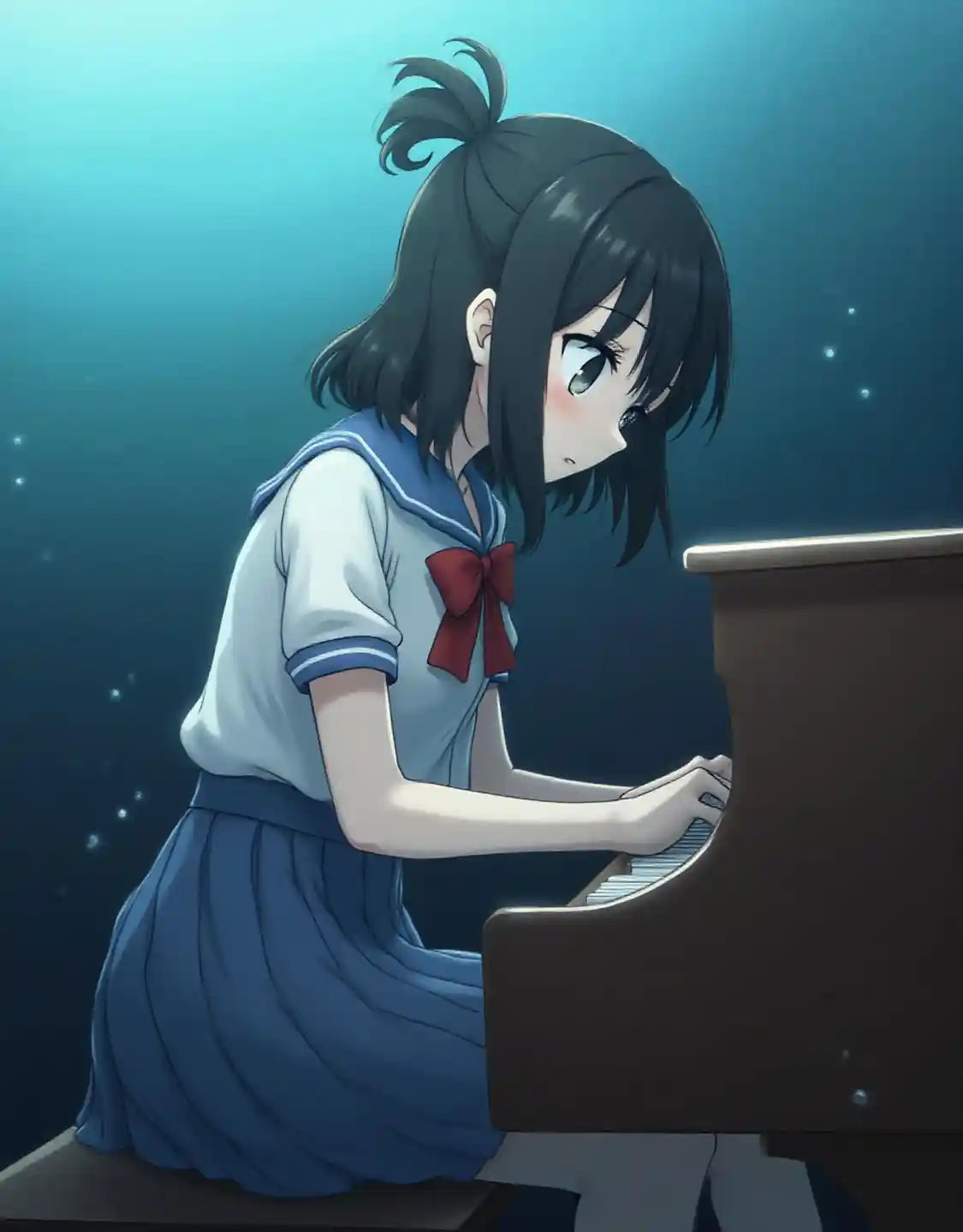 Submerged Pianist